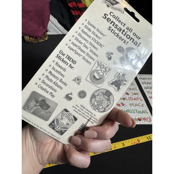 Vintage Stickers TREND CINNAMON Scratch And Sniff Sticker Pack Christmas Santa - Picture 4 of 5